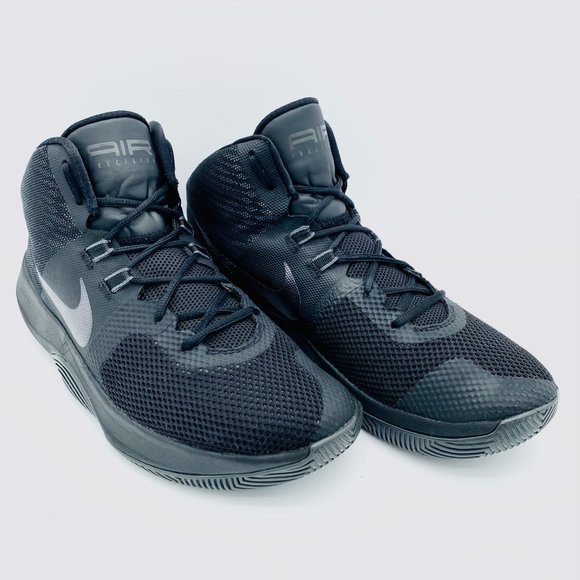 Nike Mens Air Precision NBK ‘Black Gray’ Basketball Shoes 898452-001 Size 10 - Picture 3 of 10